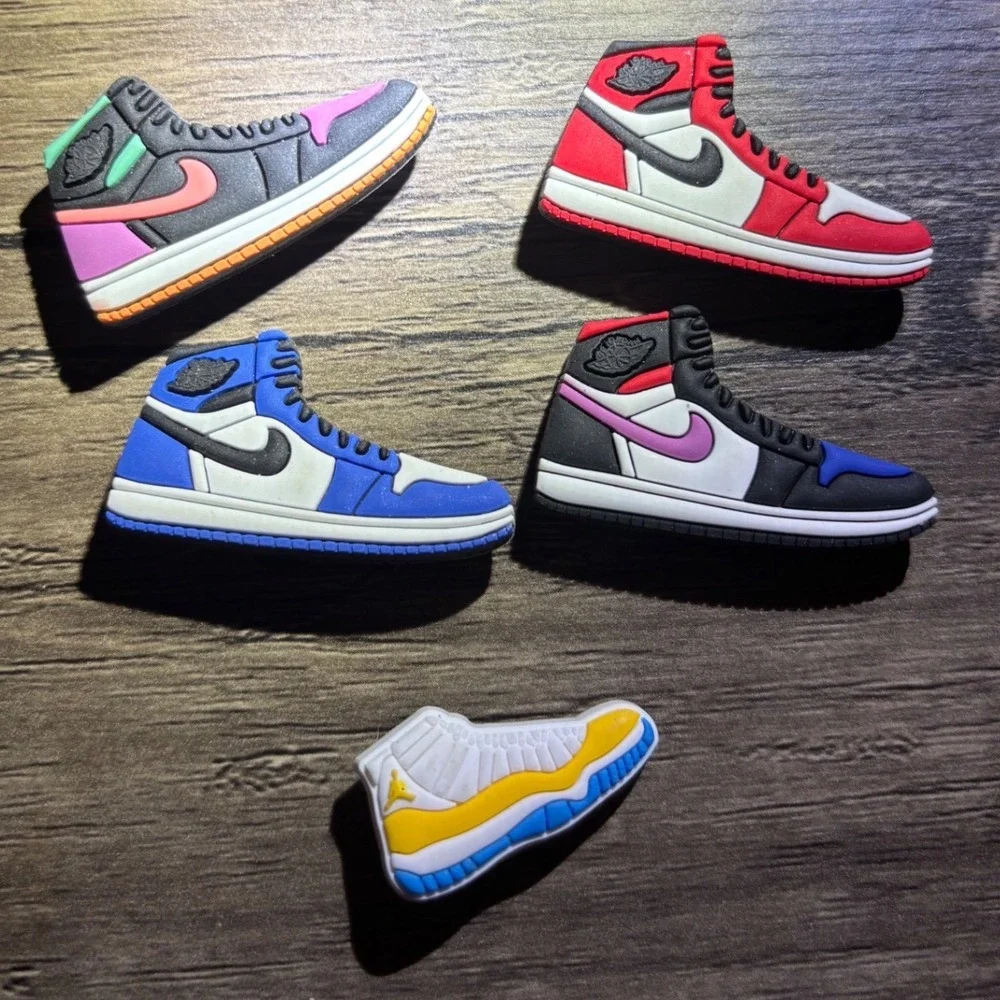 Jibbitz Sneaker‎ Shoe Charms Clogs Basketball Sneakerhead Accessories High Top